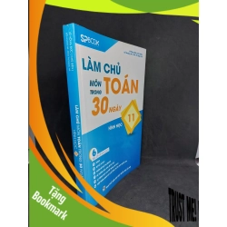 (TẶNG BOOKMARK) Làm chủ môn Toán trong 30 ngày hình học 11 sách in màu mới 90% 2017 RBK0607