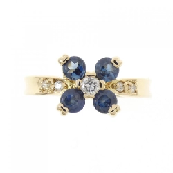 Nhẫn Sapphire Hoa K18YG - Hàng hiệu Chính hãng 854097