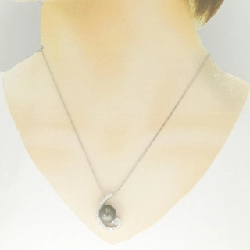 K18WG Ngọc trai đen dây chuyền 11mm - Hàng hiệu Chính hãng 856783