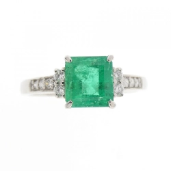 Nhẫn Emerald PT950 1.00CT - Hàng hiệu Chính hãng 850615