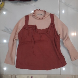 Áo bé gái. Size 90. Vải cotton ( 2hand)