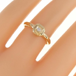 Nhẫn kim cương K18YG 0.08CT 673170