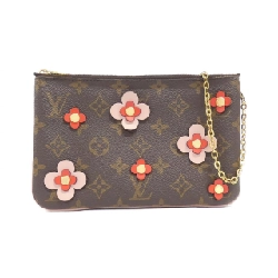 Túi đeo chéo Louis Vuitton Monogram (Flower) Pochette Double Zip M63905 - Hàng hiệu Chính hãng
