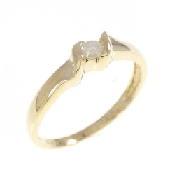 Nhẫn kim cương K18YG 0.10CT - Hàng hiệu chính hãng