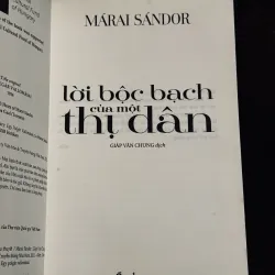 Lời bộc bạch của một thị dân 991087