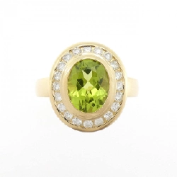 Nhẫn Peridot 750YG - Hàng hiệu Authentic 854544