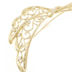 Mikimoto K18YG Brooch 0.30CT - Hàng hiệu Chính hãng 846740