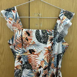 Đầm mặc đi biển có dây thắt eo bên hông 702812