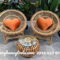 Ghế sen mây tròn 526112