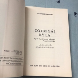 GEORGER SIMENON - Cô em gái kỳ lạ (2003, còn mới) gồm 2 truyện trong 1 332667