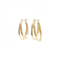 K18YG Bông tai - Hàng hiệu Authentic