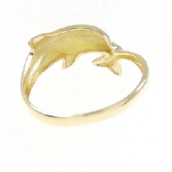 Nhẫn K18YG hình cá heo 670056