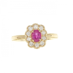 Nhẫn ruby K18YG 0.24CT 672670