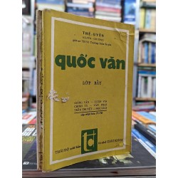 QUỐC VĂN LỚP BẨY - THẾ UYÊN 140156