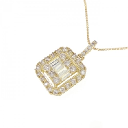 K18YG Dây chuyền kim cương 0.45CT - Hàng hiệu Chính hãng 860190