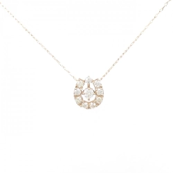 K18PG Dây chuyền kim cương 0.25CT - Hàng hiệu Chính hãng