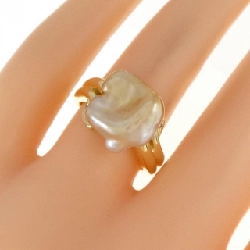 Nhẫn ngọc trai trắng K18YG - Hàng hiệu Authentic 855775