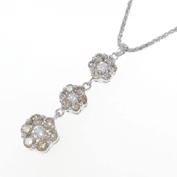 K18WG Hoa Kim Cương Dây Chuyền 1.95CT - Hàng hiệu Chính hãng 856534