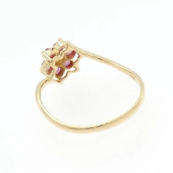 Nhẫn Ruby Hoa K18YG 0.50CT - Hàng hiệu Chính hãng 855281