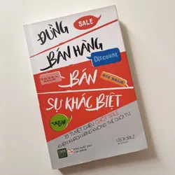 (2hand) Sách đừng bán hàng- Bán sự khác biệt hàng đã qua sử dụng  740375
