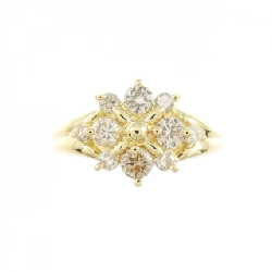 Nhẫn ngón út kim cương K18YG 0.35CT 669362