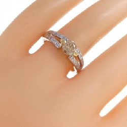 Nhẫn kim cương PT900/K18YG 0.69CT - Hàng hiệu Authentic 848601