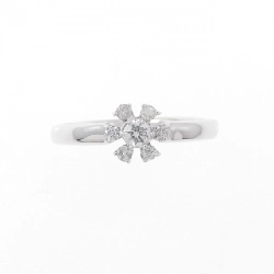 Nhẫn kim cương hoa K18WG 0.2CT 673550