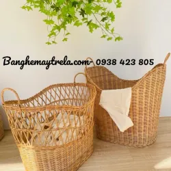 Giỏ đựng đồ mây tự nhiên phòng ngủ 599196