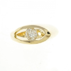 Nhẫn kim cương K18YG 0.454CT - Hàng hiệu Authentic 850922