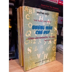 Những mẫu chữ đẹp dùng làm maquette, vẽ, thêu trọn bộ - Huỳnh Hiệp