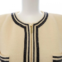 【Mã giảm giá】【Cổ điển】Áo khoác không cổ CHANEL 636523