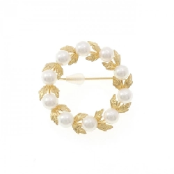 Brooch ngọc trai Akoya Mikimoto - Hàng hiệu Chính hãng