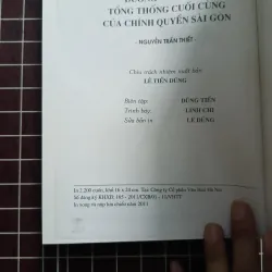 Dương Văn MInh tổng thống cuối cùng - Nguyễn Trần Thiết 731129