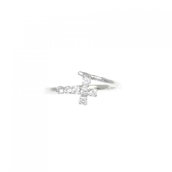 Nhẫn kim cương PT900 hình chữ thập 0.14CT 672026