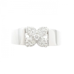 Nhẫn kim cương hoa K18WG 0.11CT - Hàng hiệu Authentic 851651