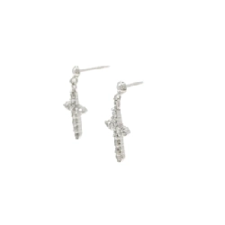 K14WG Bông tai kim cương 0.30CT - Hàng hiệu Authentic 871045