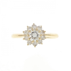 Nhẫn kim cương K18YG 0.25CT - Hàng hiệu chính hãng 848291