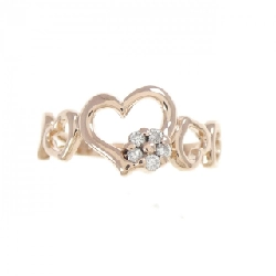 Nhẫn kim cương K10PG hình trái tim 0.05CT 668700