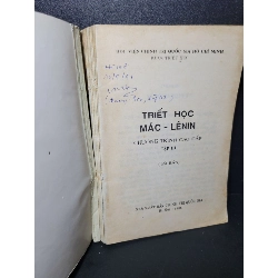 Triết học Mác - Lênin chương trình cao cấp tập 3 mới 80% bẩn bìa, ố vàng, có chữ viết, gạch chân 1995 HCM2205 GIÁO TRÌNH, CHUYÊN MÔN 919382