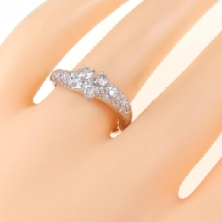 Nhẫn kim cương K18WG 0.52CT 673185
