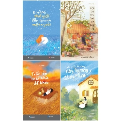 Combo Sách Đi Vòng Thế Giới Vẫn Quanh Một Người + Trốn Lên Mái Nhà Để Khóc + Tiệm Tạp Hóa Tuổi Thơ Đang Lớn + Một Đời Dài Rộng Hãy Thương Lấy Mình (Bộ 4 Cuốn) - Lam, Mochi Ở Đây, Gác Mái