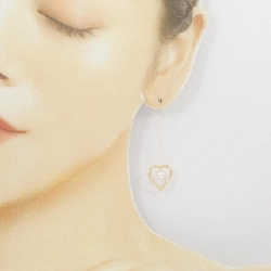 K18YG Bông tai ngọc trai Akoya hình trái tim 5.8mm - Hàng hiệu Chính hãng 868884