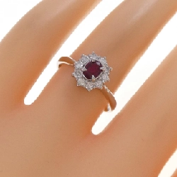 Nhẫn Ruby PT900 0.43CT - Hàng hiệu Chính hãng 848833