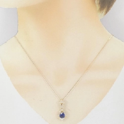 K18YG Sapphire Necklace 1.07CT - Hàng hiệu Authentic 858791