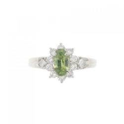 Nhẫn Đá Garnet Demantoid PT900 0.59CT - Hàng hiệu Chính hãng 855554