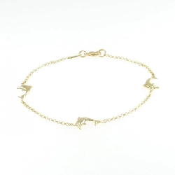 Vòng tay 750YG Dolphin - Hàng hiệu Chính hãng 873702