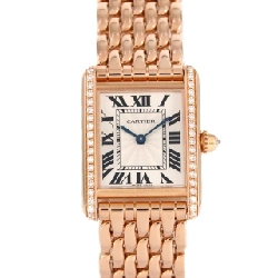 Cartier Tank Louis Cartier SM PG/D WJTA0020 PG･RG Cơ khí - Hàng hiệu Chính hãng