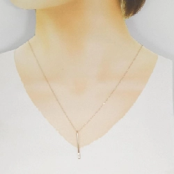 K18PG Dây chuyền kim cương ba viên 0.05CT - Hàng hiệu Chính hãng 863523