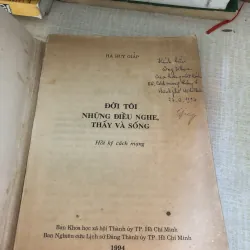 Đời tôi, những điều nghe thấy và sống-Hà Huy Giáp 969958