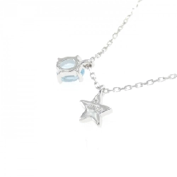 K10WG Ngôi sao Blue Topaz Dây chuyền - Hàng hiệu Chính hãng 859060